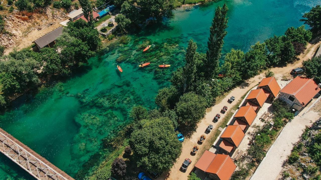 River huts Zrmanja Obrovac Buitenkant foto